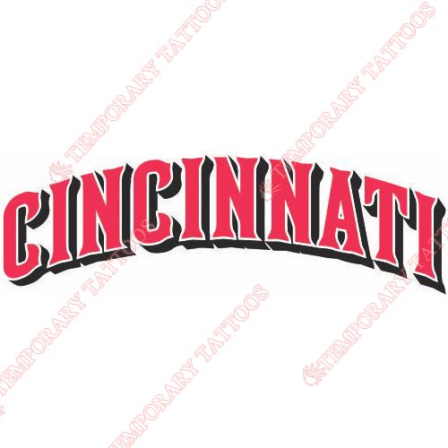 Cincinnati Reds Customize Temporary Tattoos Stickers NO.1522